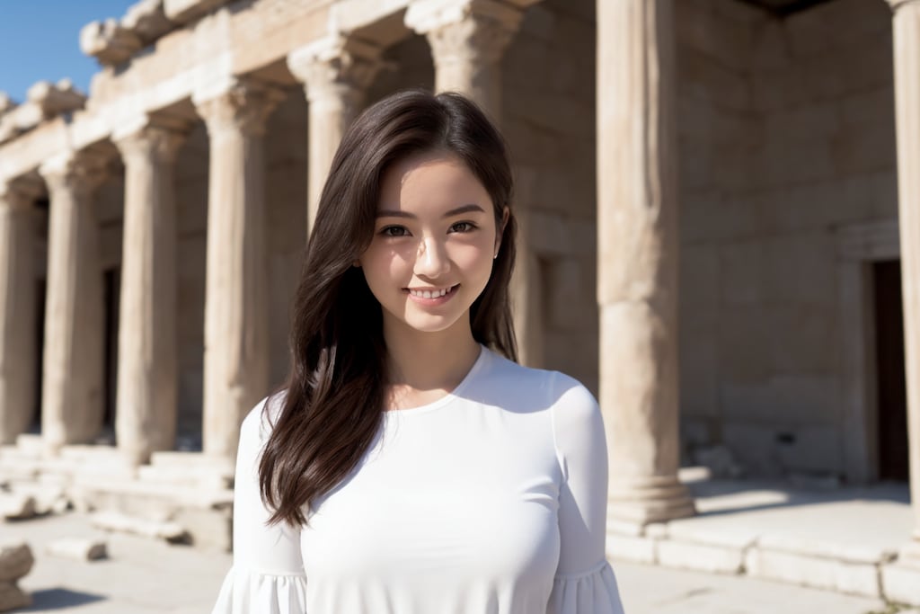 美少女図鑑1190　ローマ時代の円柱（Roman columns）