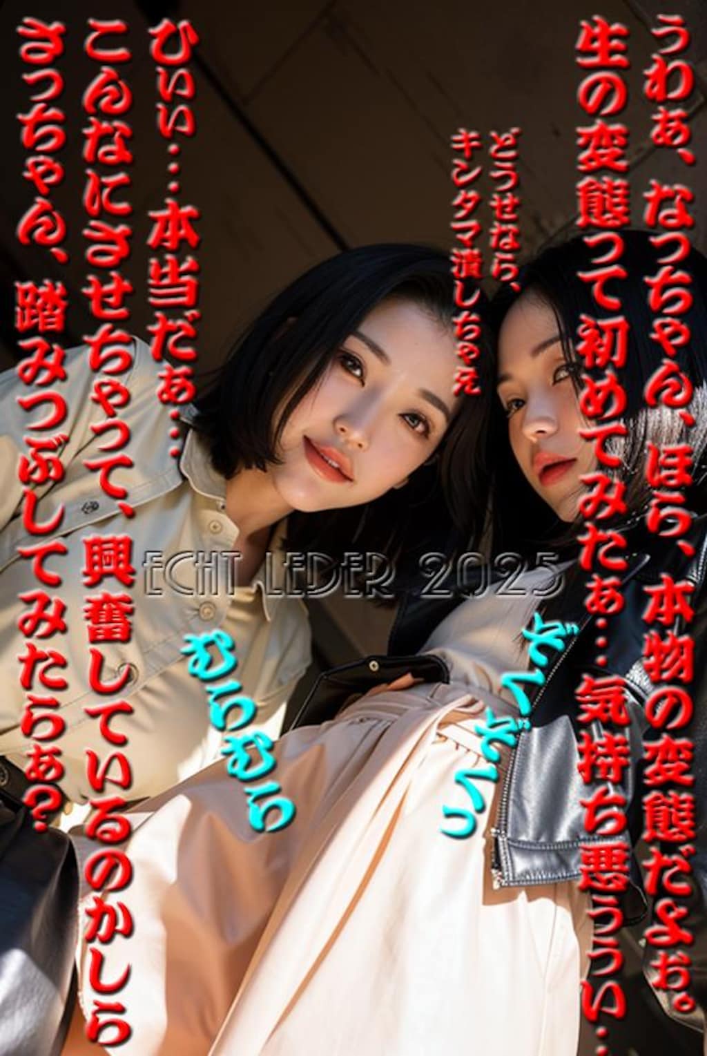 変態を初めて見たさっちゃんとなっちゃん