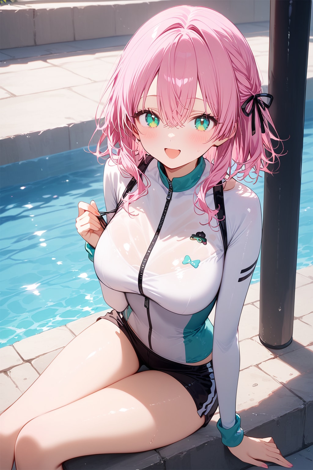 ラッシュガードの李々花