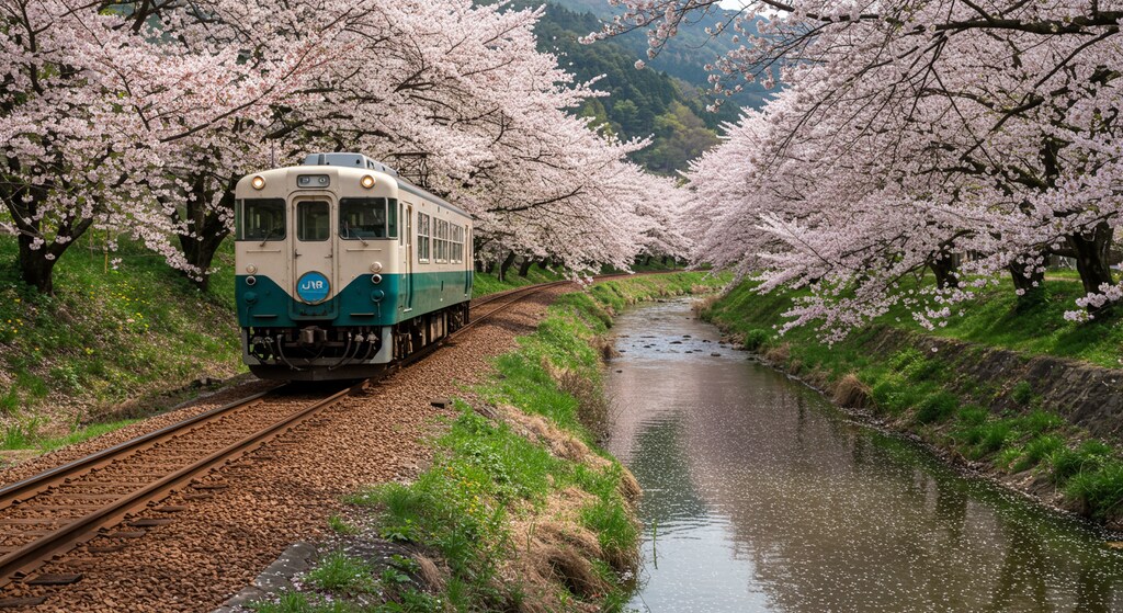 桜のある風景