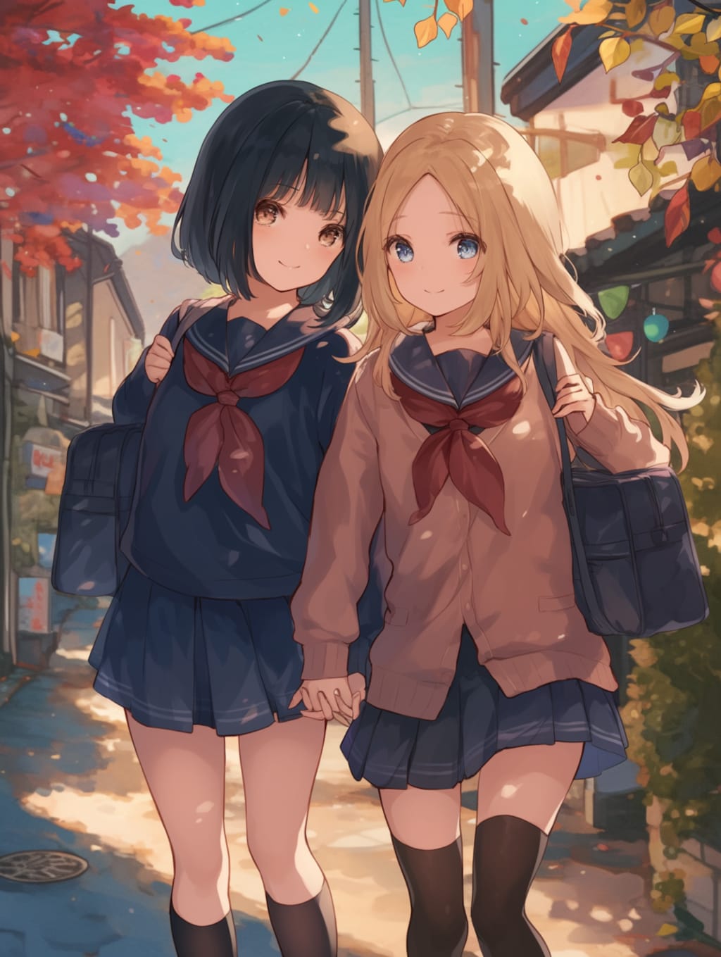 キスしたい二人のJK194