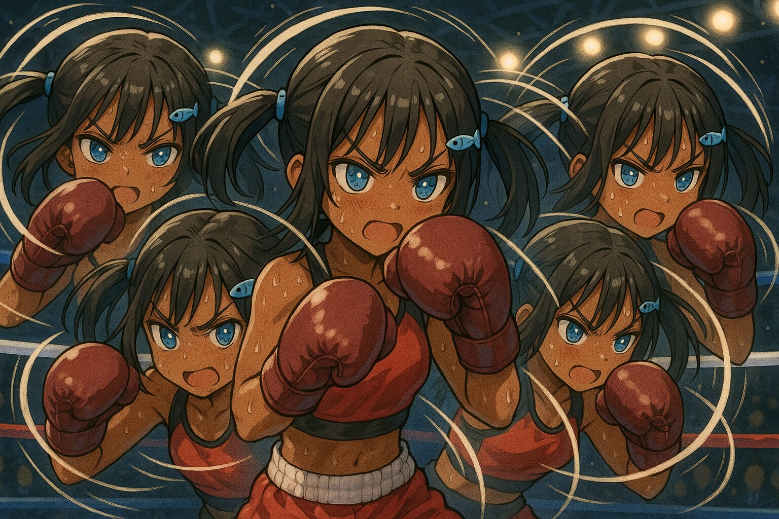 デンプシーロールだ！こなつちゃん