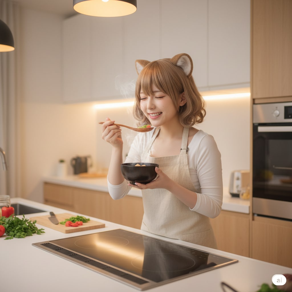 豚汁うまー