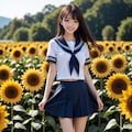 夏空🌻制服女子 3枚目