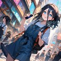 雑踏散歩【ブルアカ・天童アリス】 3枚目