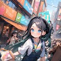 雑踏散歩【ブルアカ・天童アリス】 7枚目