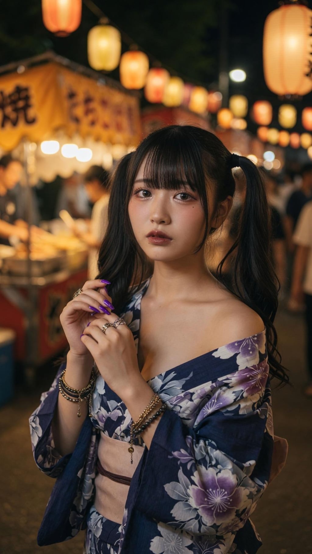 ツインテちゃん　夏祭り
