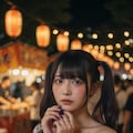 ツインテちゃん　夏祭り 3枚目