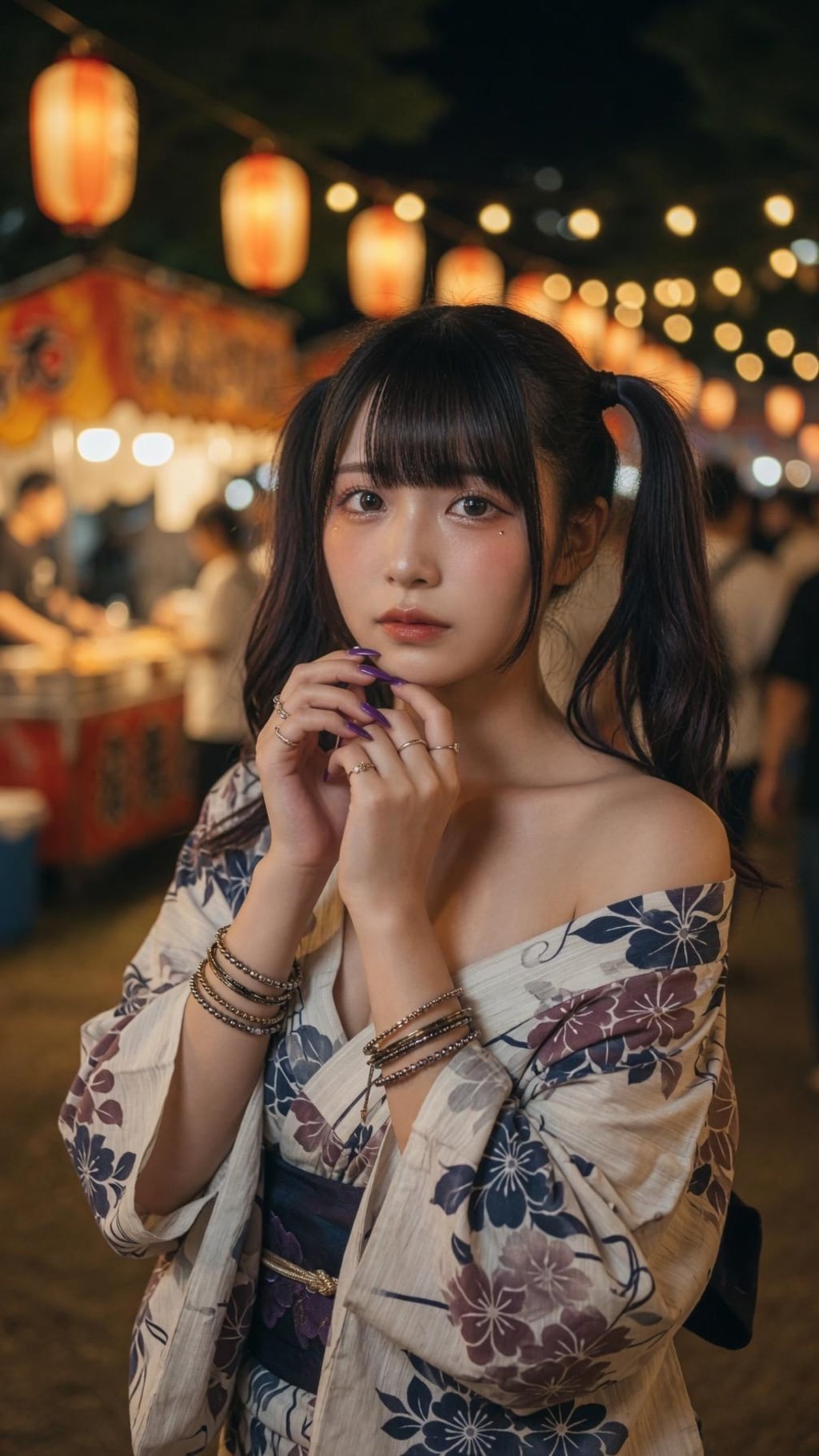 ツインテちゃん　夏祭り