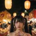 ツインテちゃん　夏祭り 5枚目