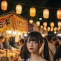 ツインテちゃん　夏祭り 4枚目