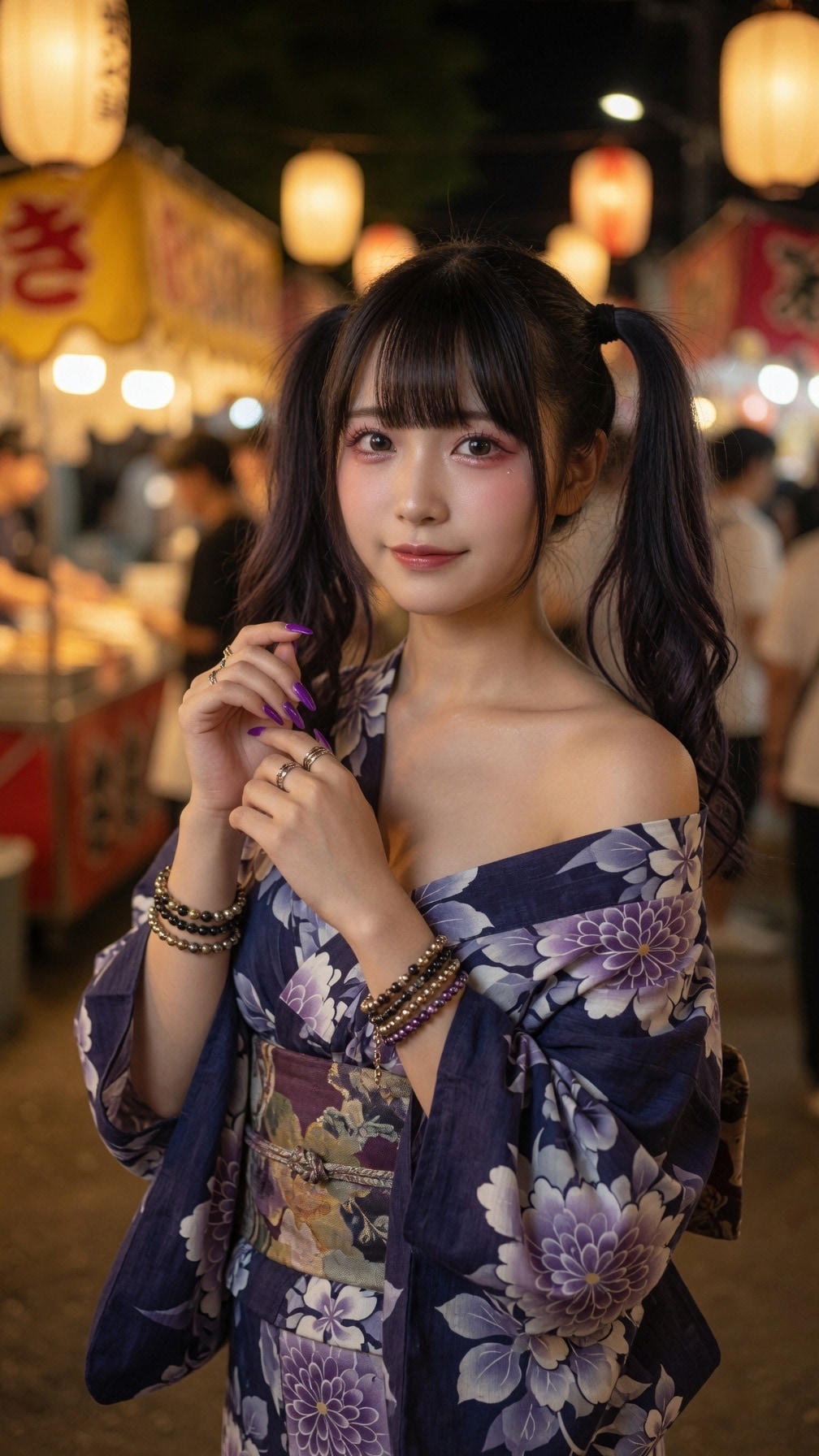 ツインテちゃん　夏祭り