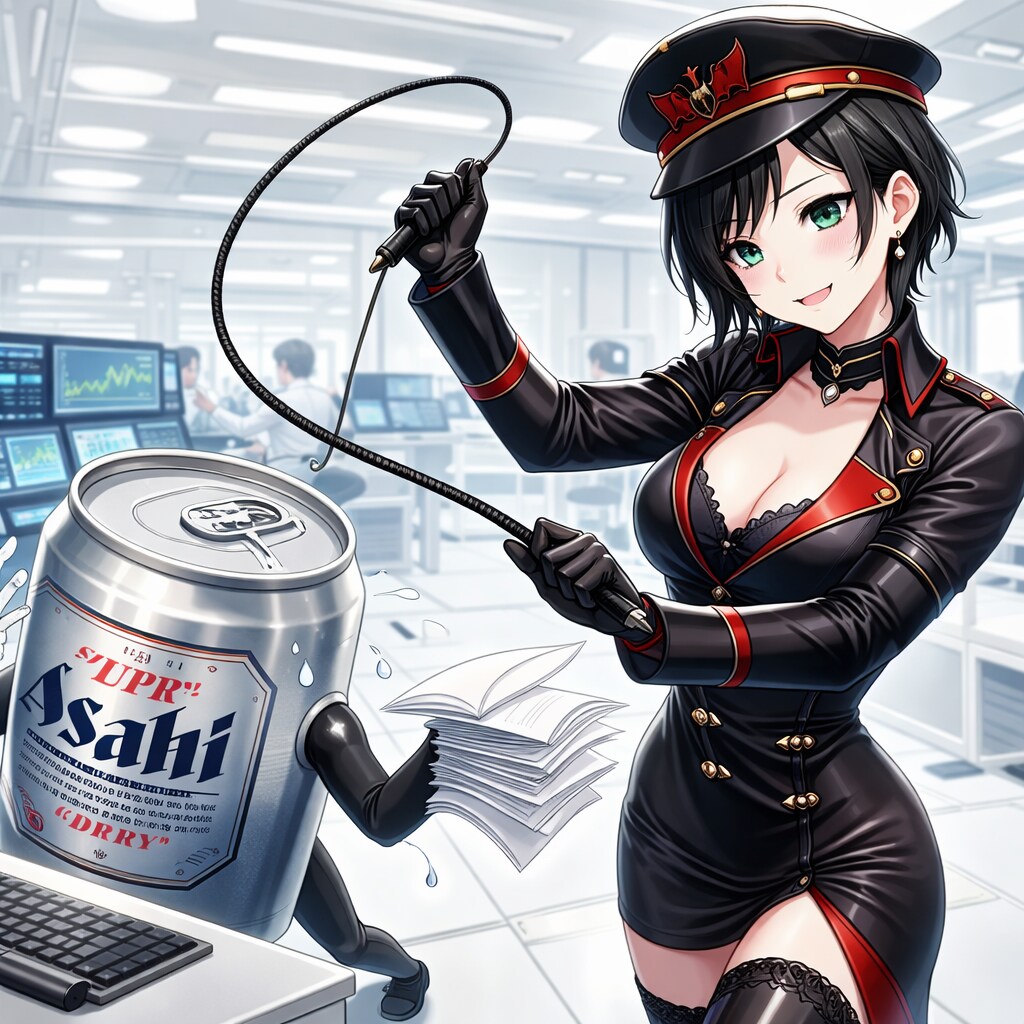 ビール缶をこき使う女幹部の藍音ちゃん