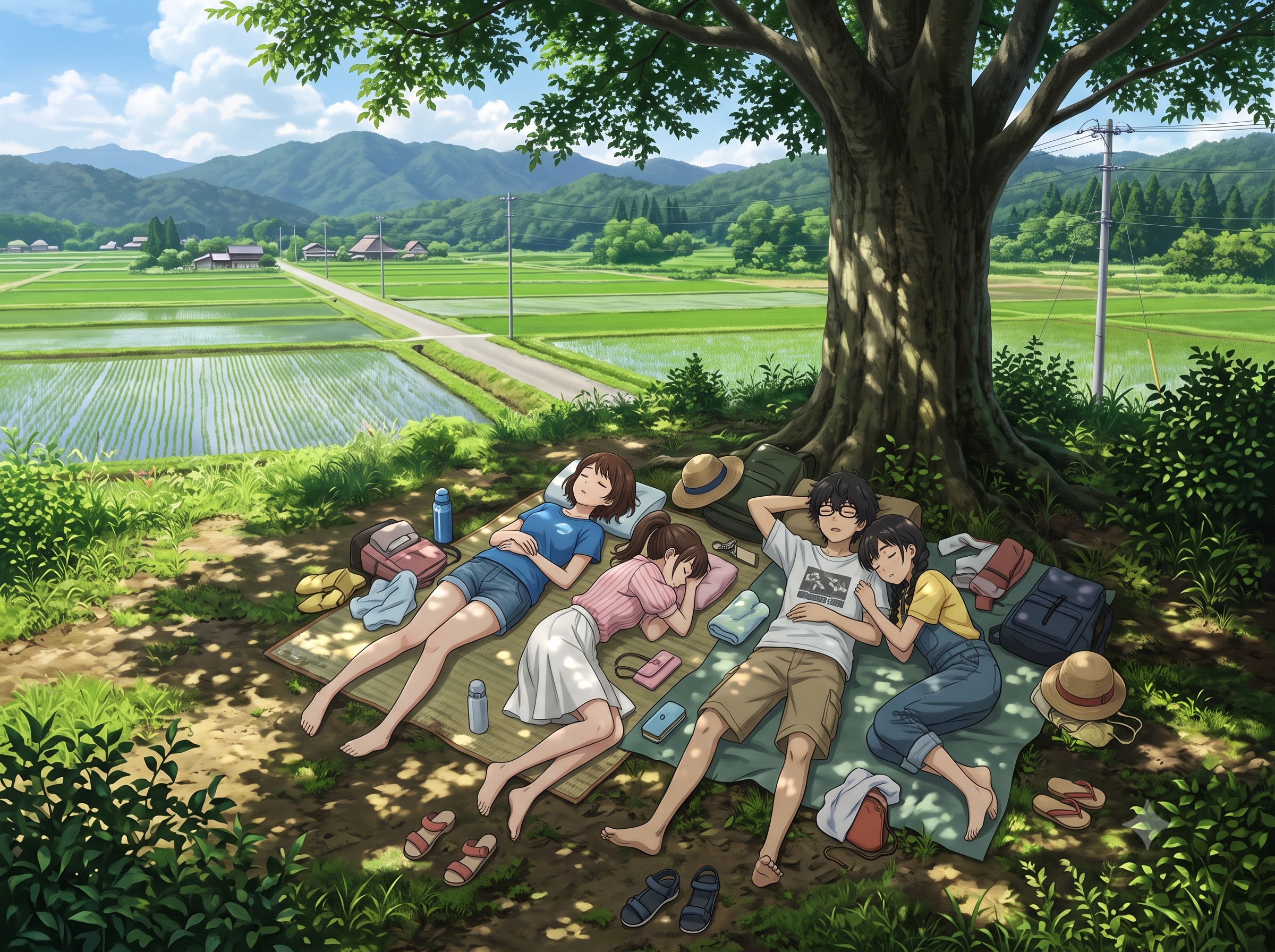 田舎の夏