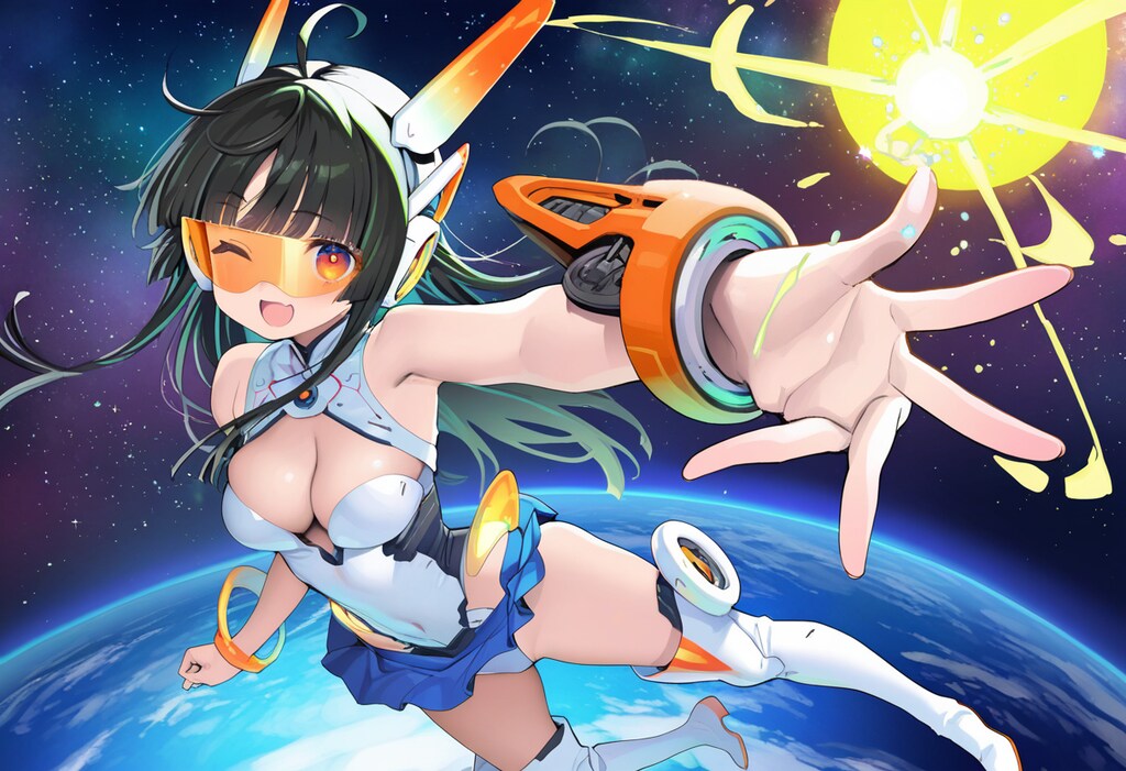 宇宙に飛び立てメカ娘