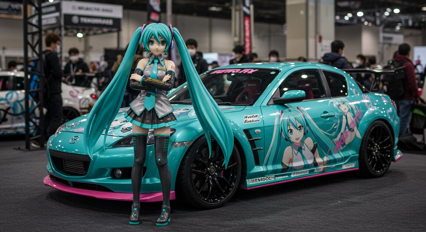 初音ミクとRX-8 | の人気AIイラスト・グラビア