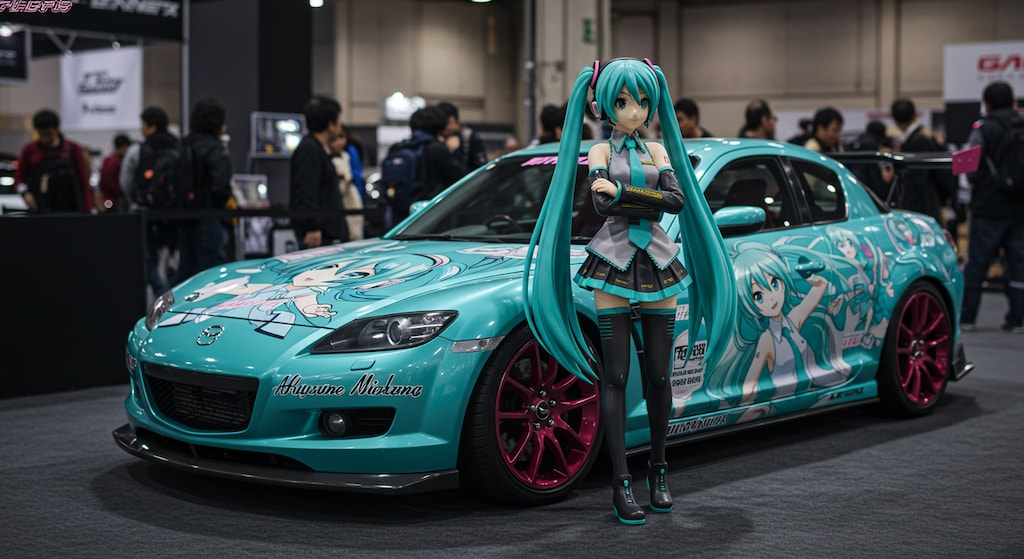 初音ミクとRX-8