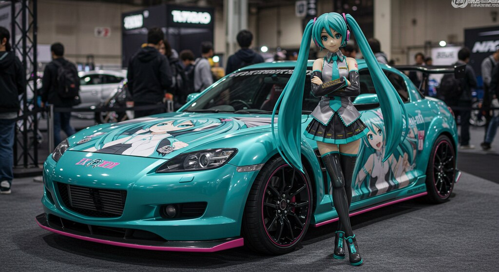初音ミクとRX-8