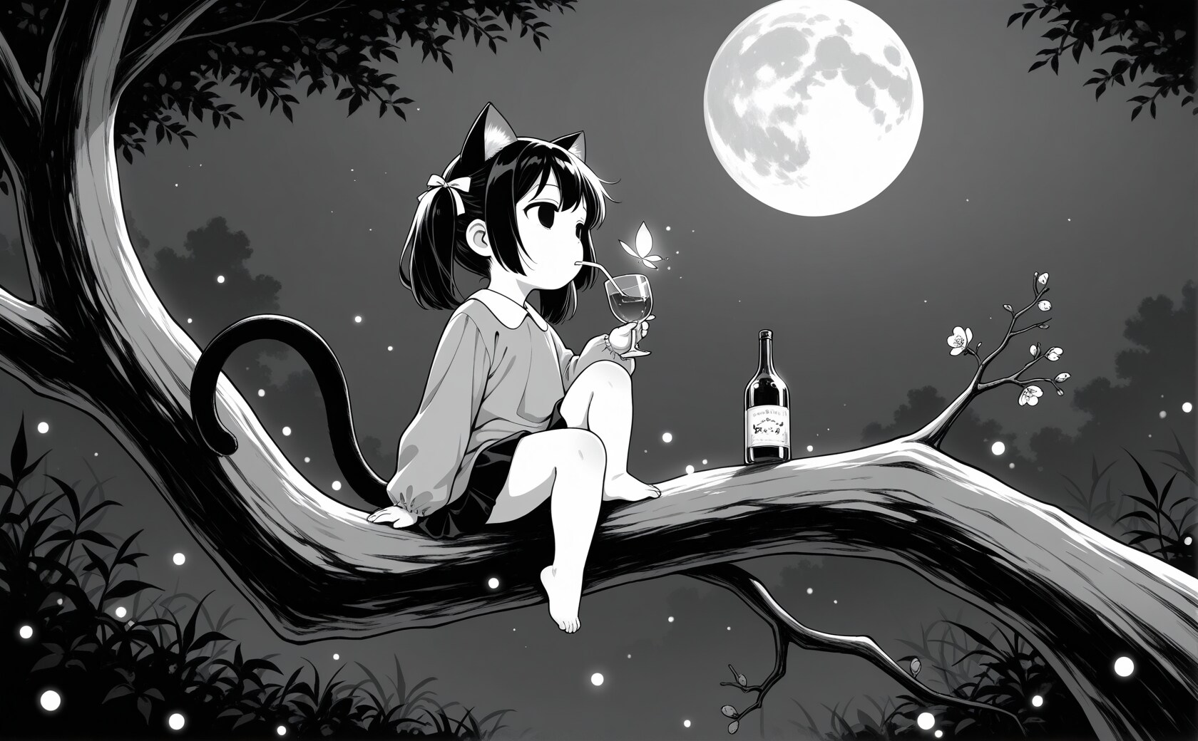 入梅と梅酒と猫子