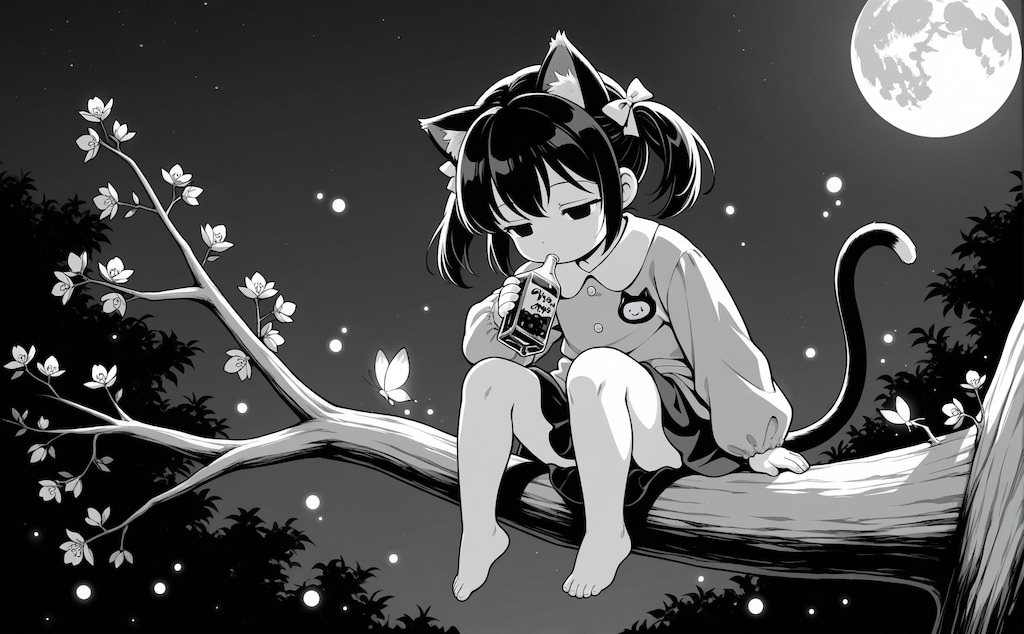 入梅と梅酒と猫子