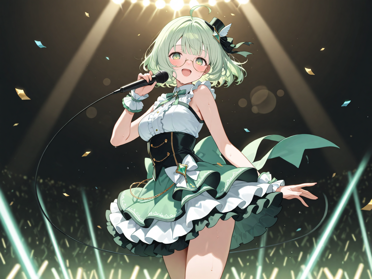 グリーンアイドル「みどりちゃん」 | の人気AIイラスト・グラビア