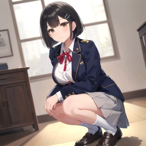 ボブヘアの女の子②