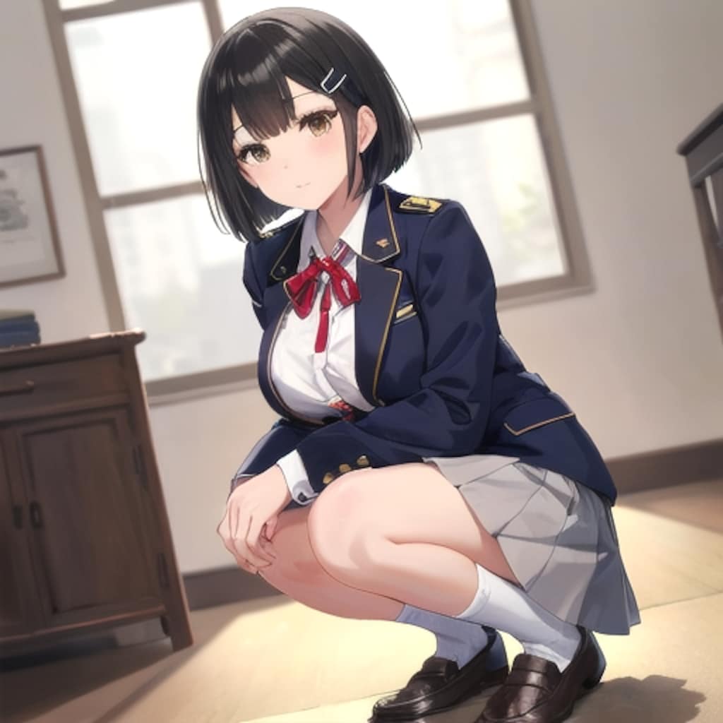 ボブヘアの女の子②