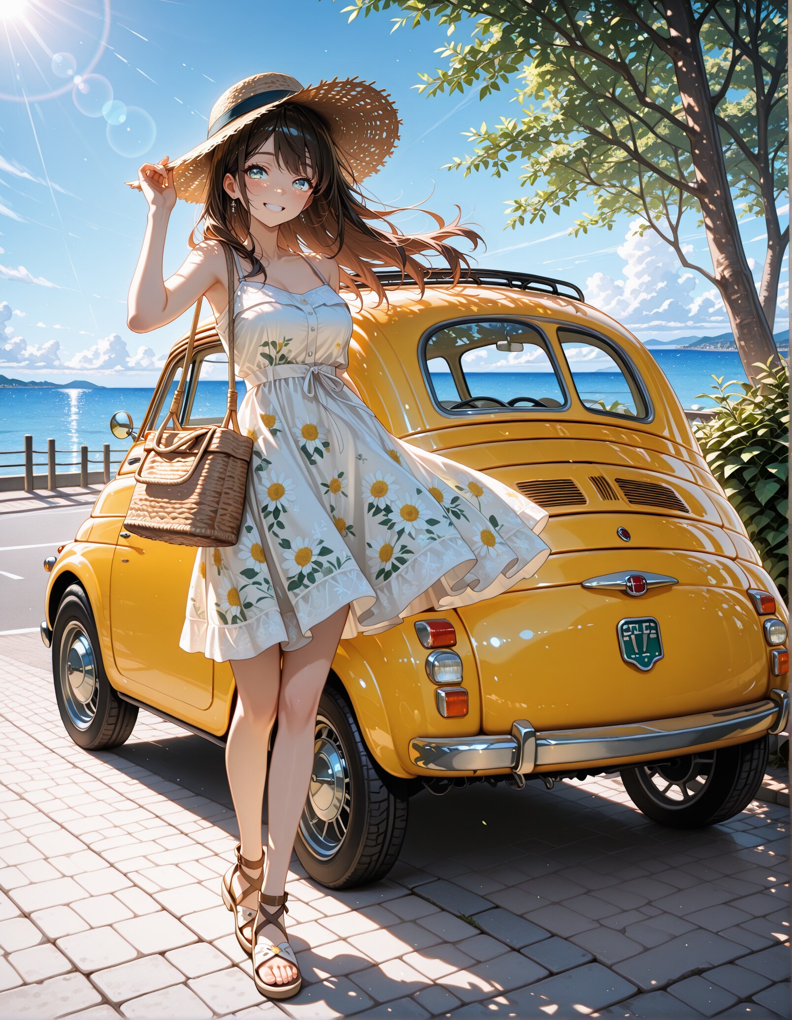 海へドライブ | の人気AIイラスト・グラビア