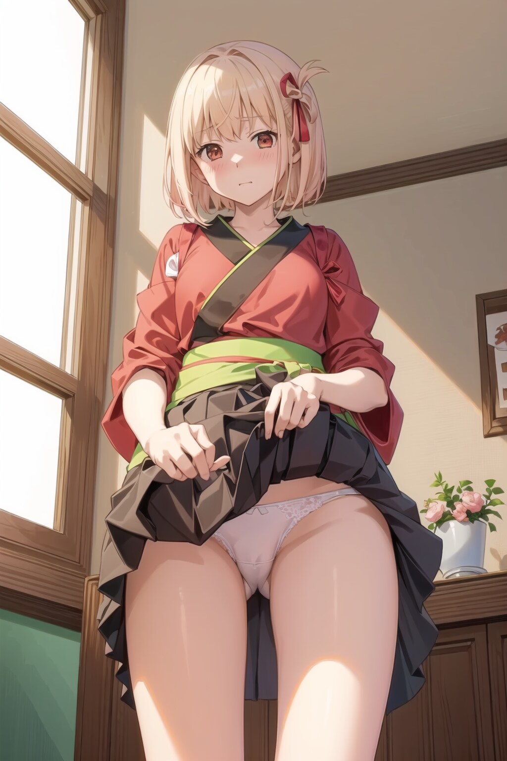 土下座して頼んだらパンツ見せてくれた千束ちゃん2