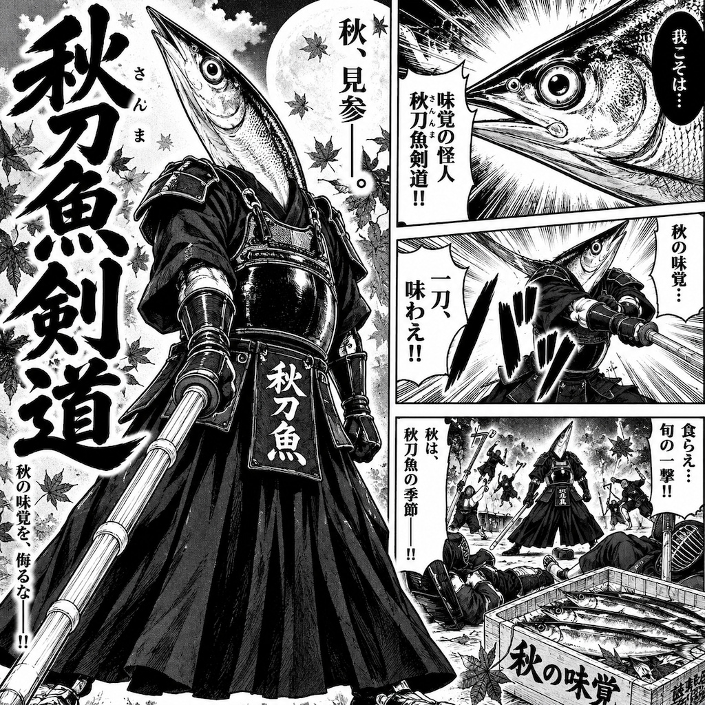「怪人・秋刀魚剣道、見参！！」