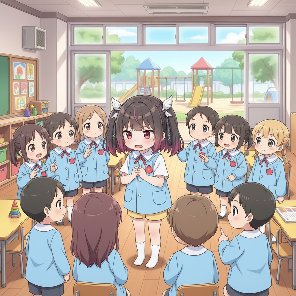 幼稚園児になったミテルちゃん