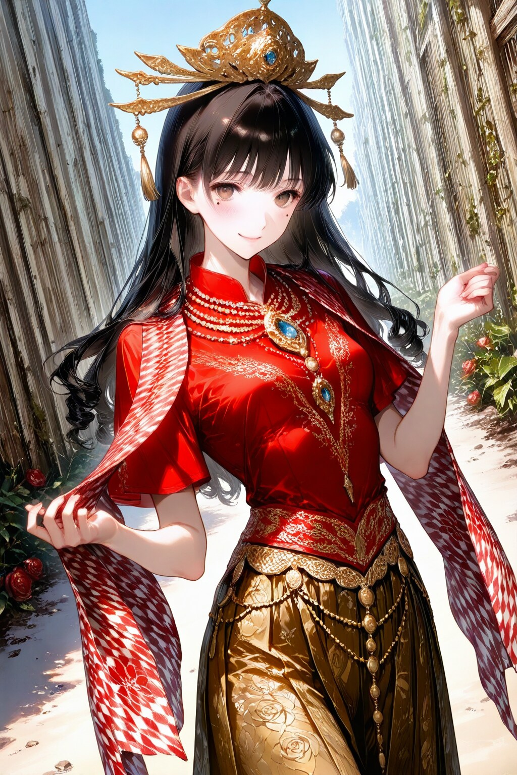 アヴァイとサムポット/カンボジアの民族衣装