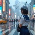雨とセーラー服 2枚目