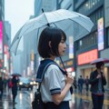 雨とセーラー服 4枚目