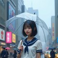 雨とセーラー服 5枚目