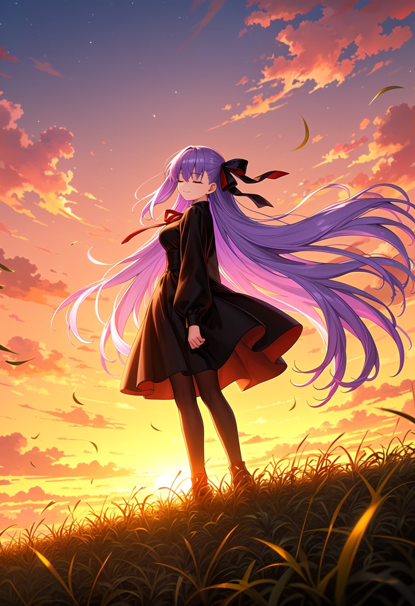 夕暮れの帰り道 | の人気AIイラスト・グラビア