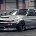 AE86のドリ車 4枚目