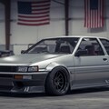 AE86のドリ車 2枚目