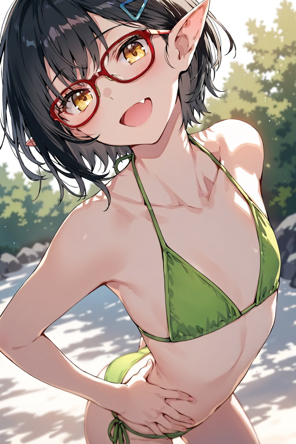 お胸！
