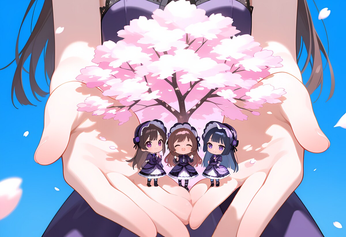 お花見特等席～💗