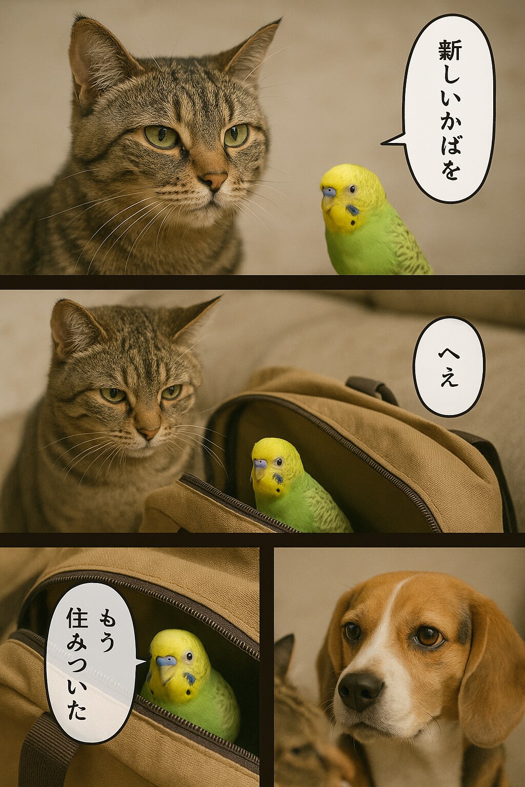 いぬとねこといんこ14