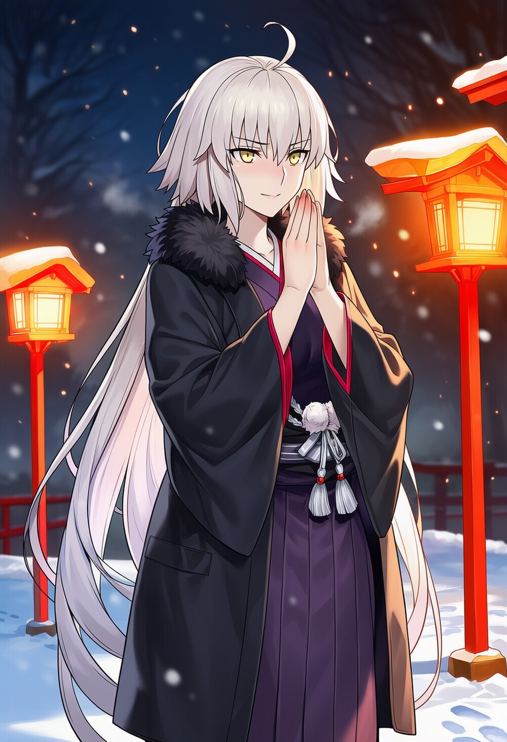 雪の年末年始コスプレ人妻の日常