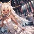 結婚式の二次会で歌う狐娘 3枚目