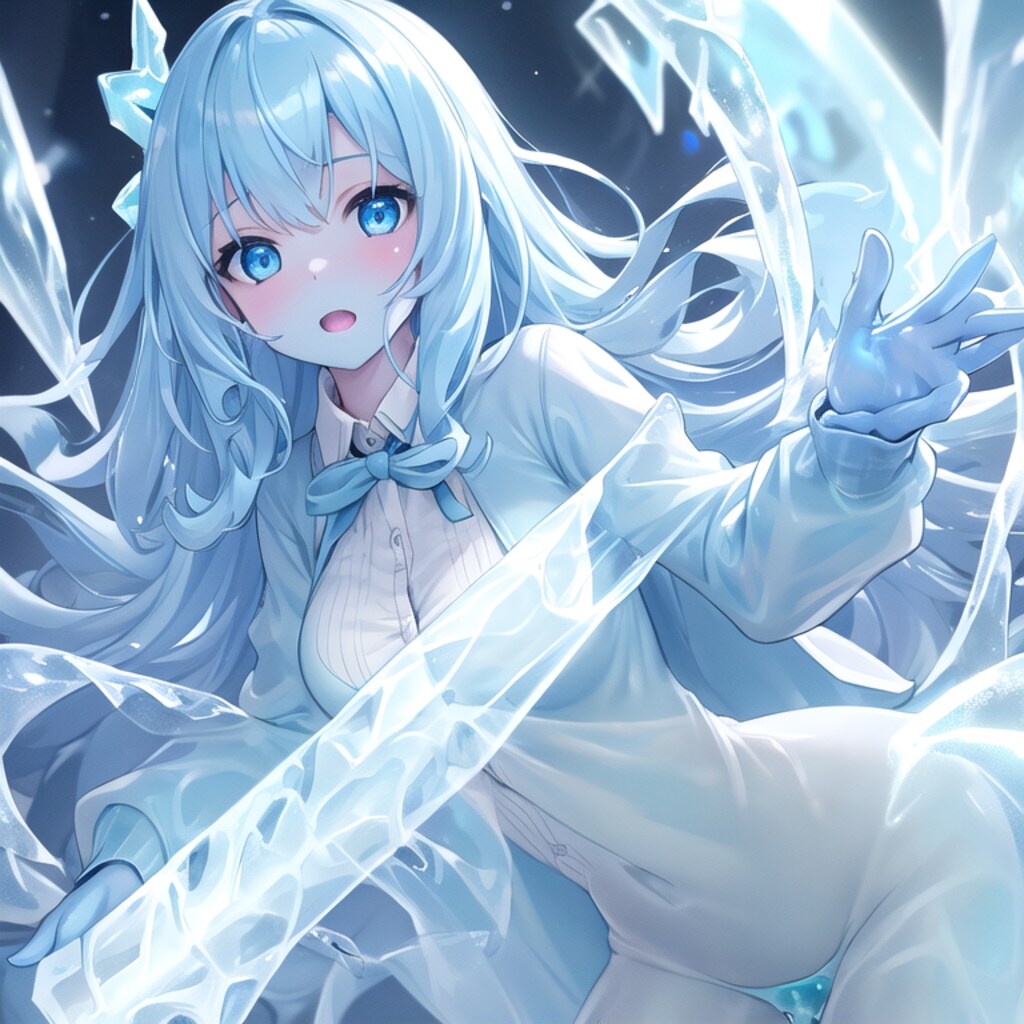 氷属性スライム娘