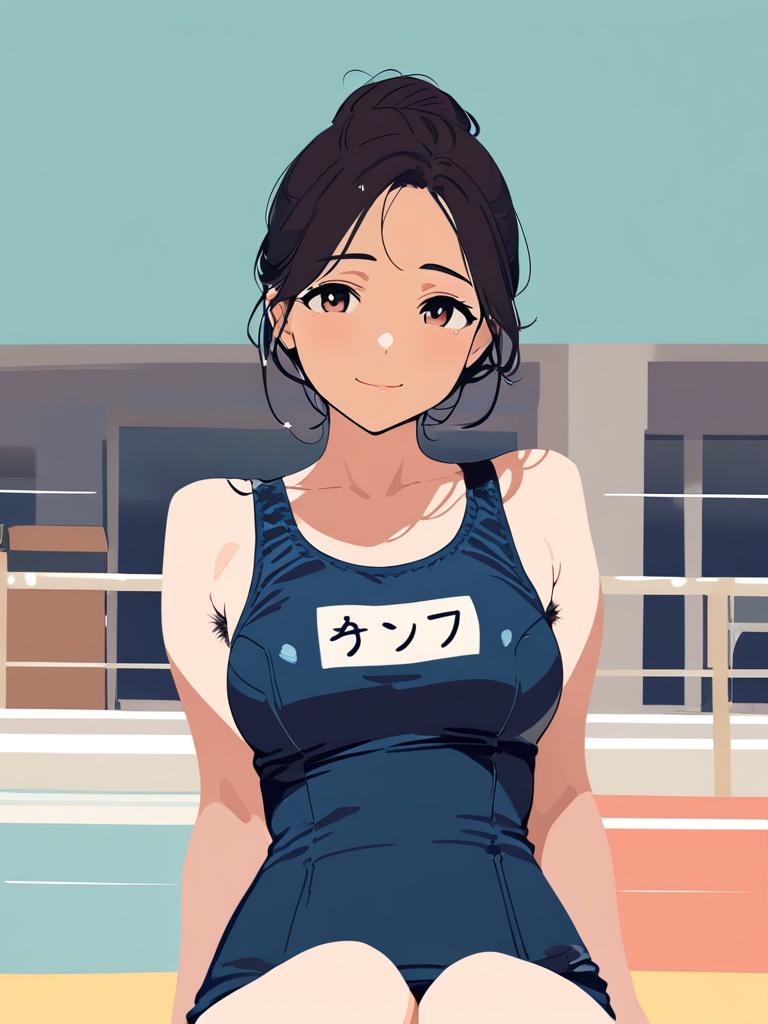 水着のおねえさん