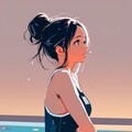 水着のおねえさん 2枚目