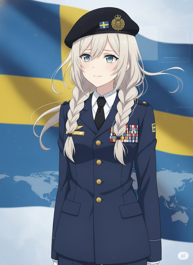 スウェーデン空軍大尉 | の人気AIイラスト・グラビア