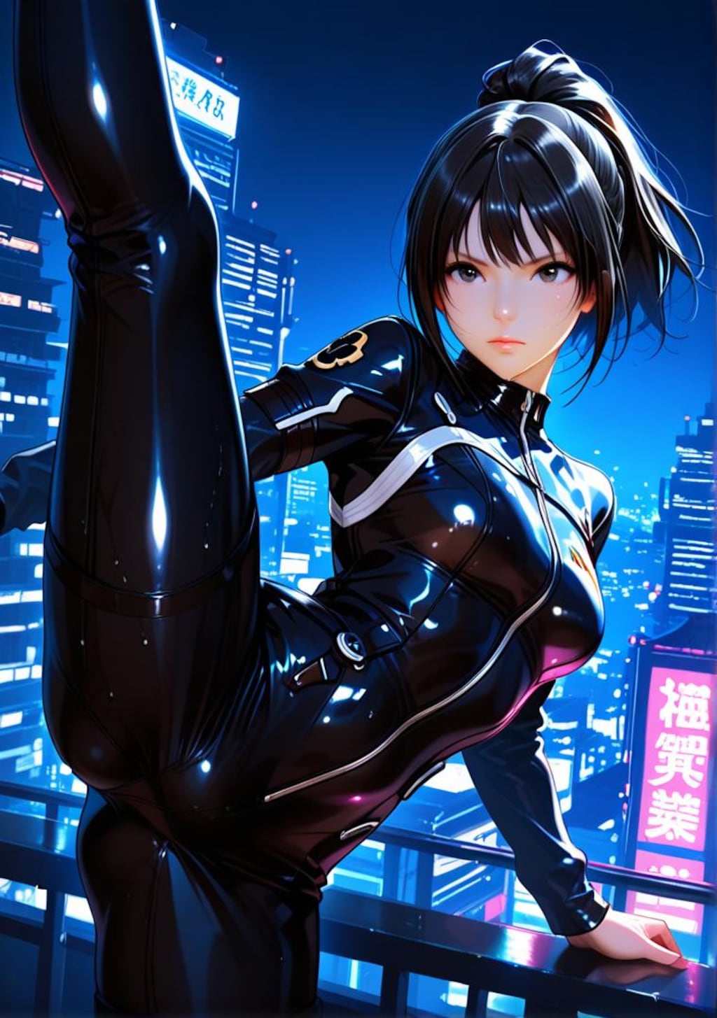 夢乃春樹（YumenoHaruki）キャットスーツ ワイルドカード