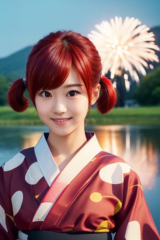 花火・浴衣