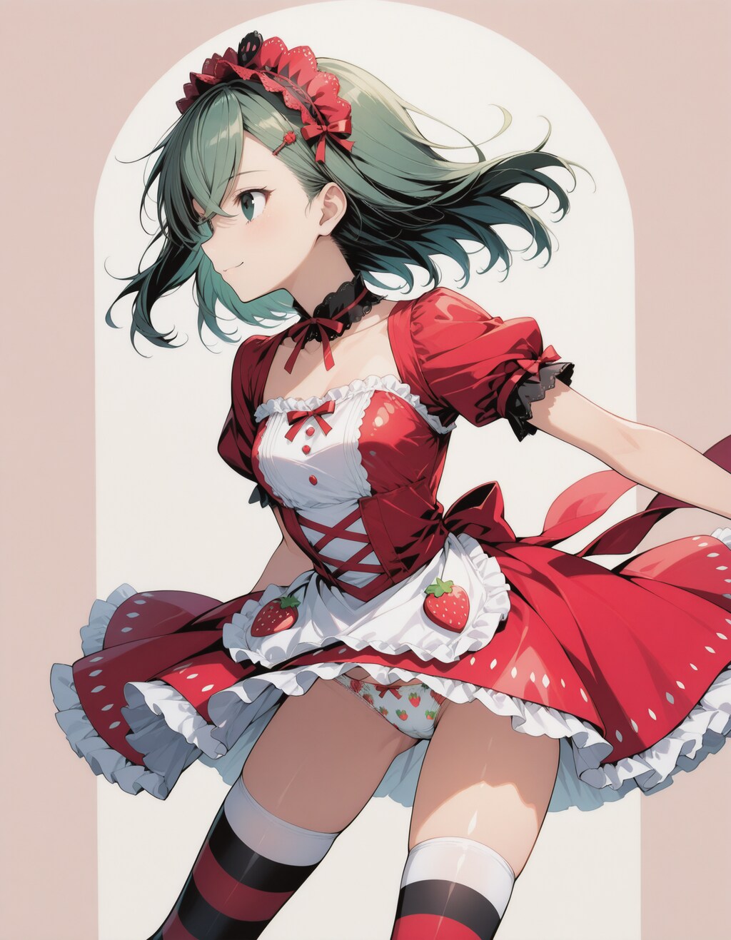 ほ～ら、苺パンツですよぉ～😉